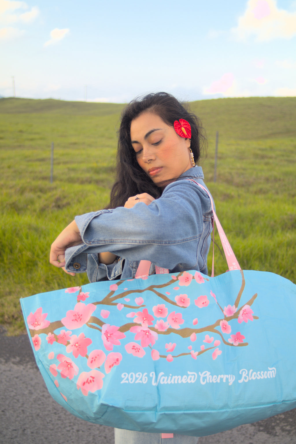 BOMBUCHA X Akau Ohana | Sky Blue Waimea Cherry Blossom