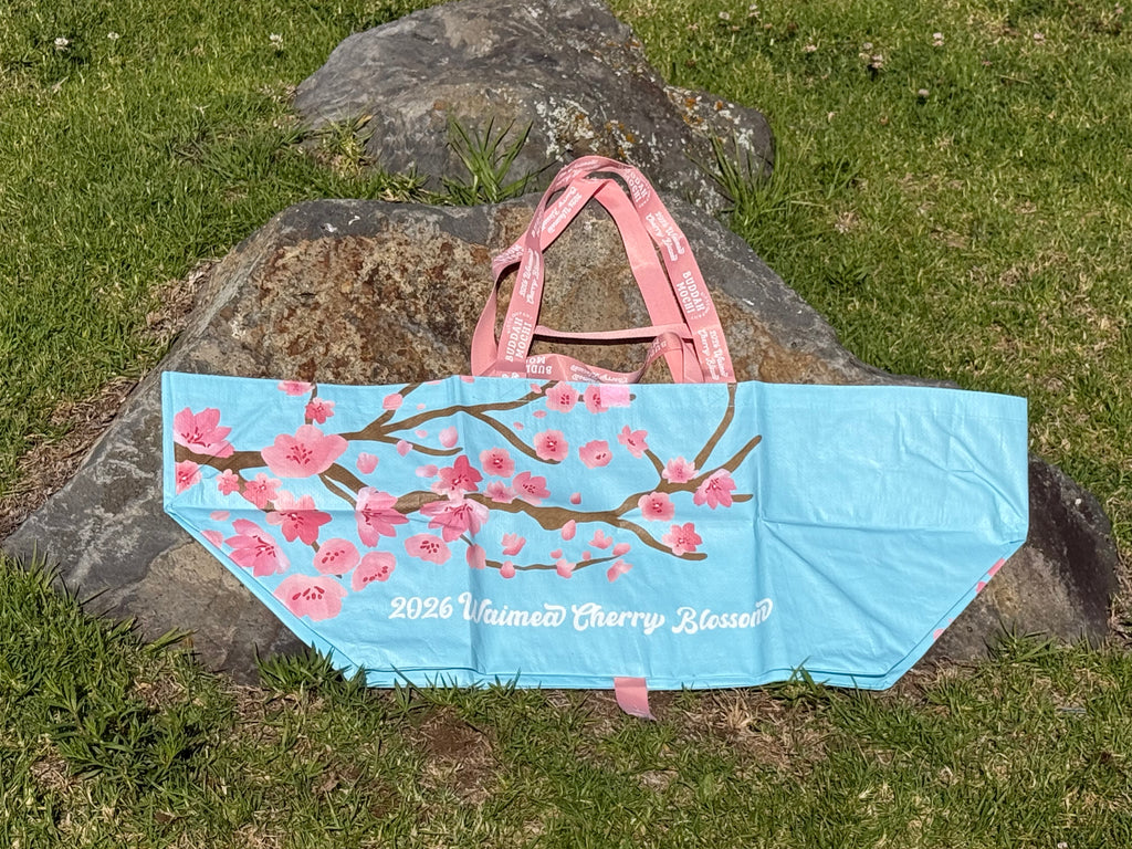 BOMBUCHA X Akau Ohana | Sky Blue Waimea Cherry Blossom